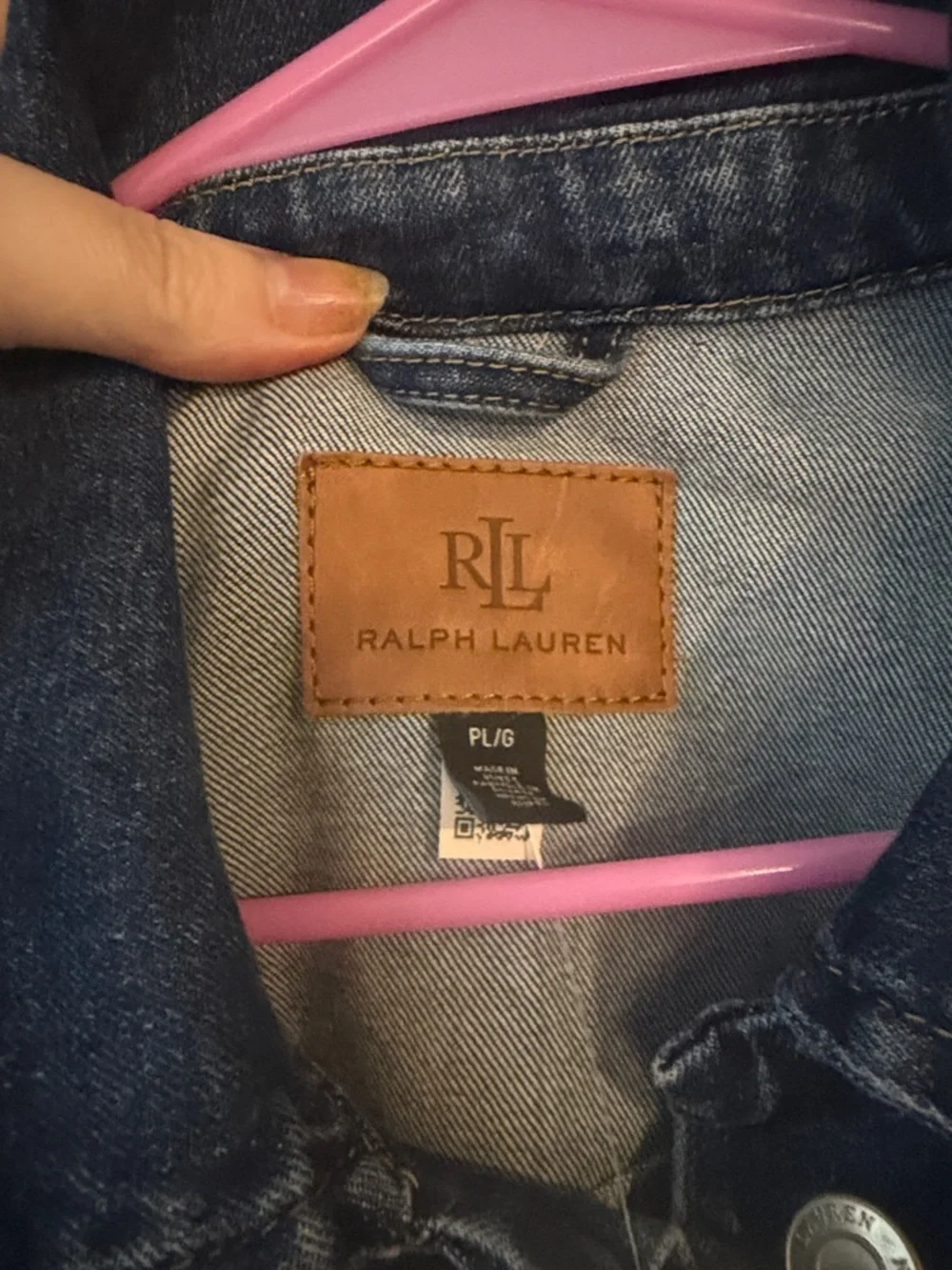 NWT Ralph Lauren Indigo Blue Denim Jacket - Picture 3 of 3